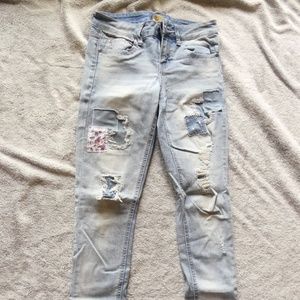 Patchwork jeans